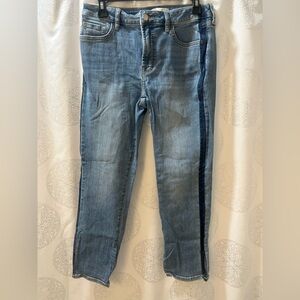 JEN 7 by 7 For All Mankind Cropped Straight Leg Jeans Women’s 6